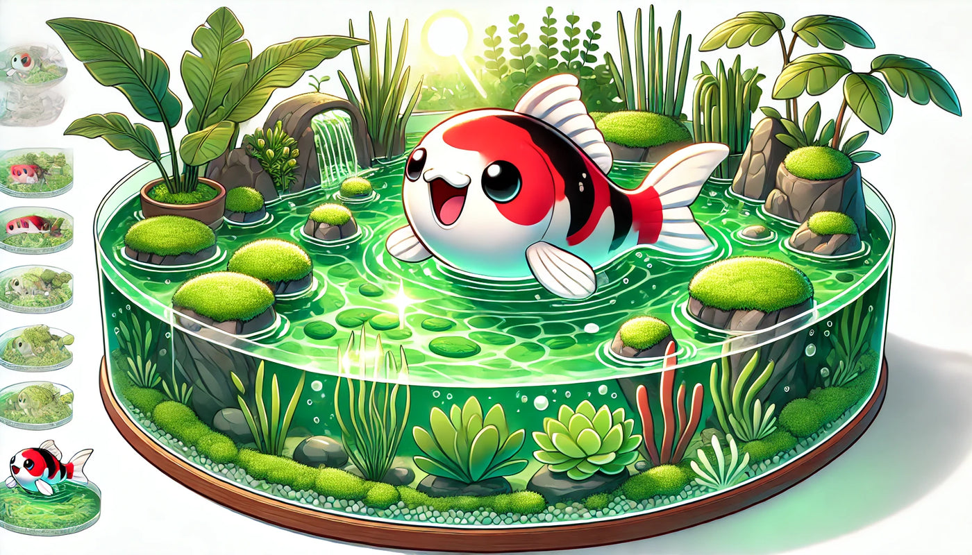 KOI POND ALGAE. DON’T KILL MOTHER NATURE’S GIFT!