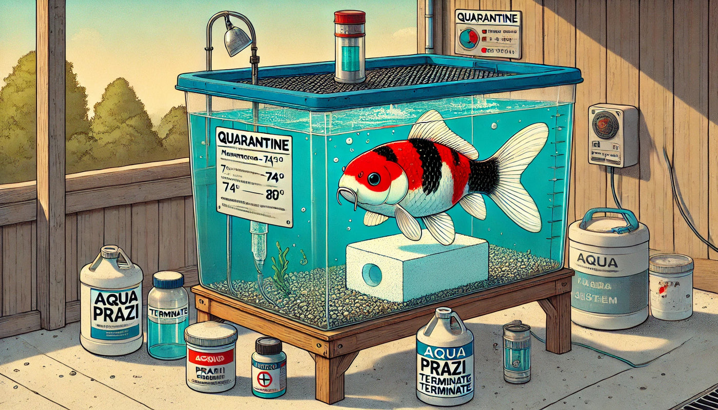 KOI CARE HOW TO QUARANTINE KOI