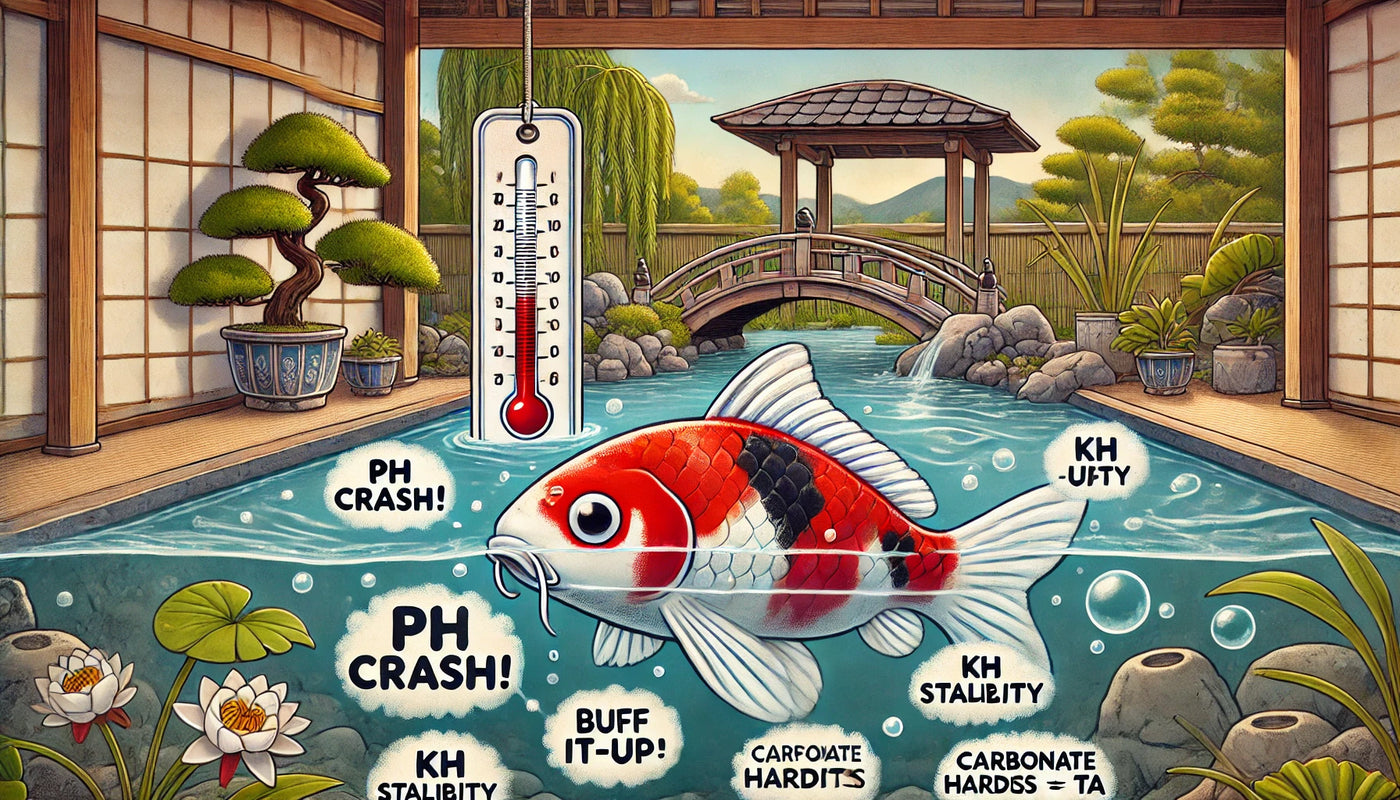 DEAD KOI CAUSED BY LOW PH LEVELS