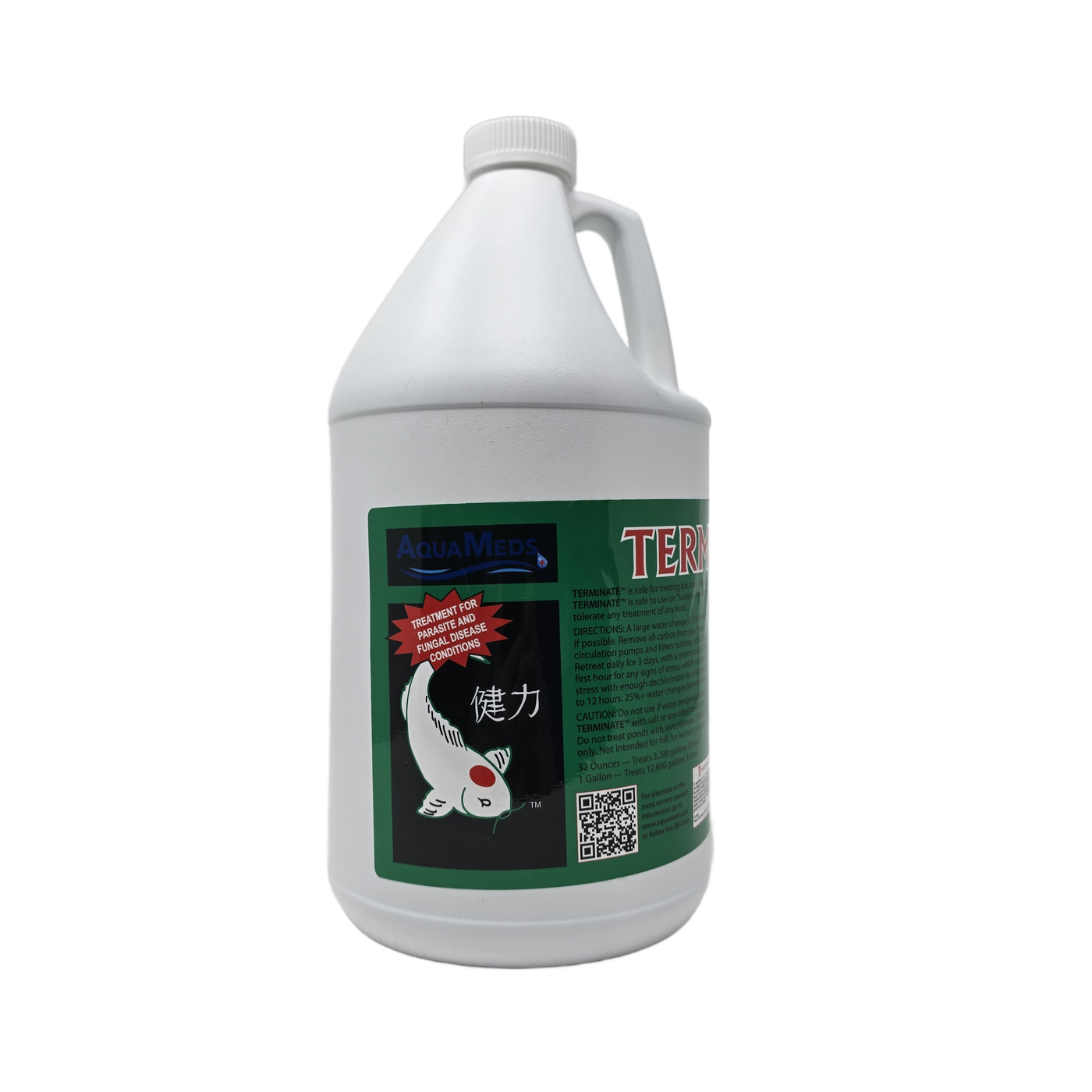 Aqua Meds Terminate 128 oz gallon koi medication for large ponds